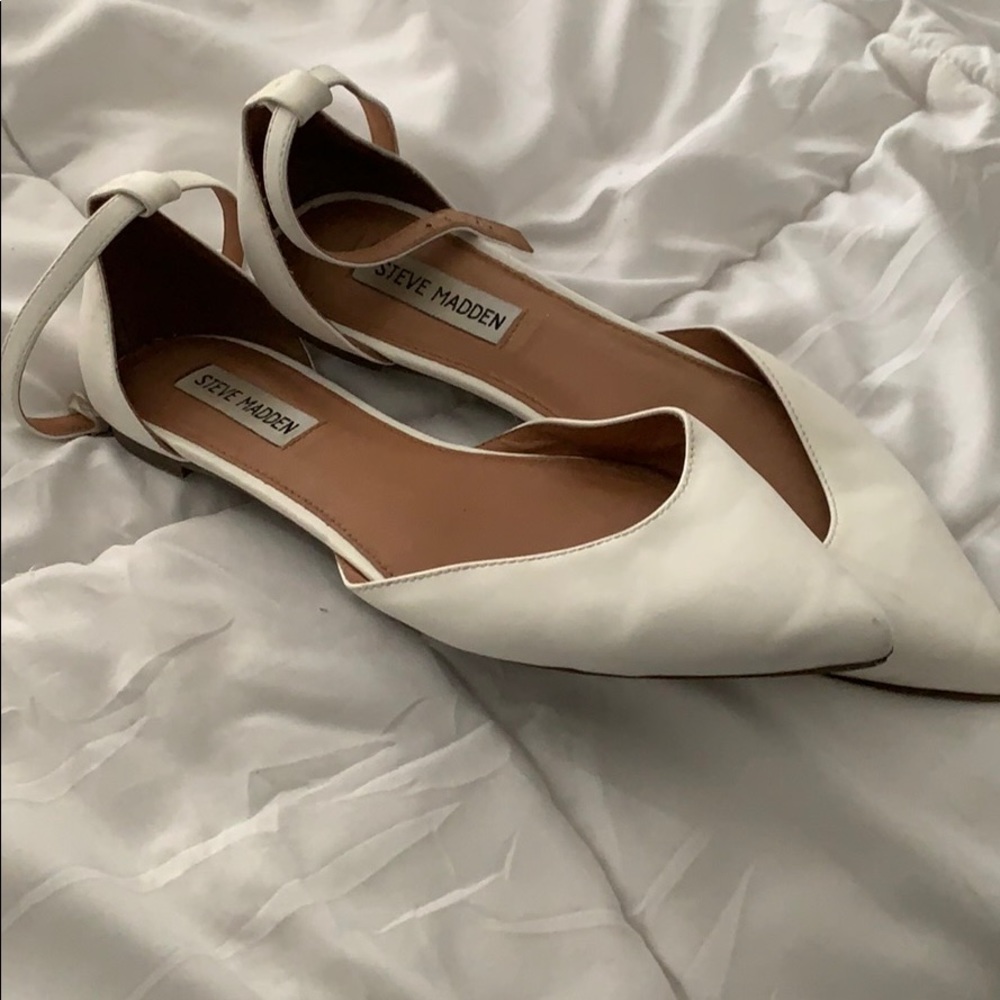Steve Madden Flats White